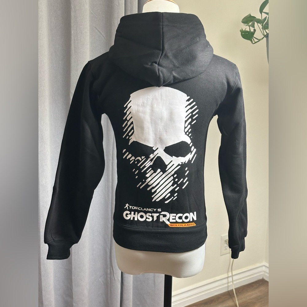 Call of Duty Black Hoodie Sweatshirt Long Sleeves Thick Warm Zipper